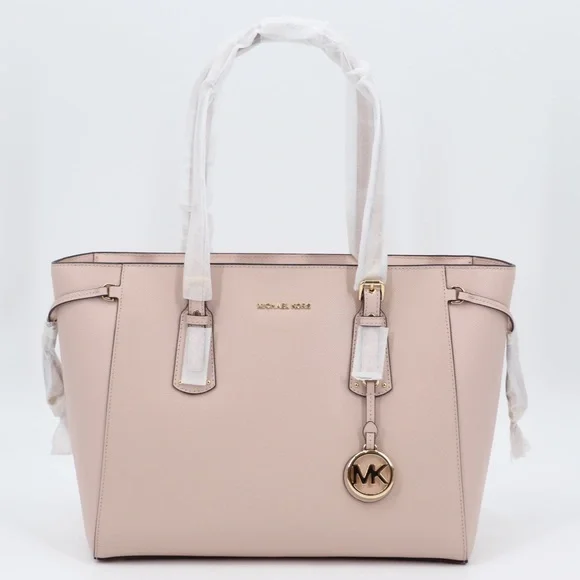 Brand New Michael Kors Voyager Saffiano Leather Tote Pink